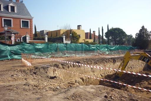 Imágenes de obra de la urbanización proyectada por A-cero de viviendas