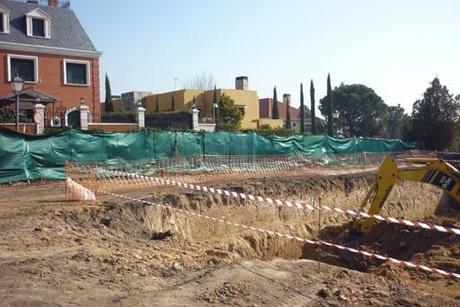 A-cero Projects Imágenes de obra de la urbanización proyectada por A-cero de viviendas unifamiliares en Aravaca