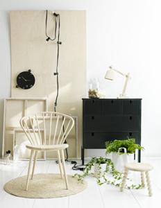 Between white, black & wood