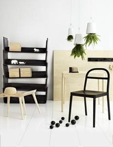 Between white, black & wood