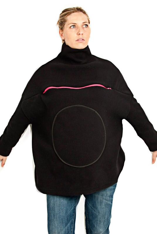 Abrigo de lactancia porteo y premama