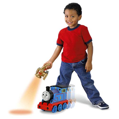Locomotora Thomas, se dirige con luz