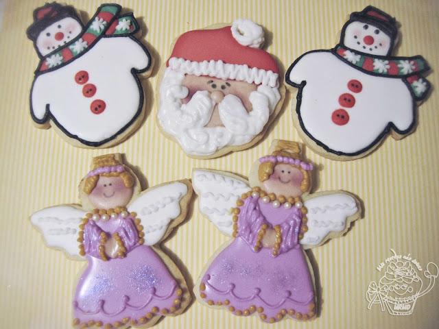 GALLETAS DECORADAS DE NAVIDAD (CUARTA ENTREGA)