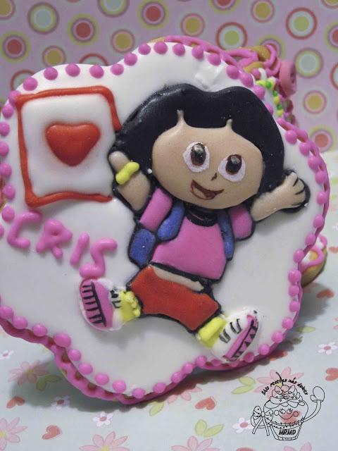 CAJA DE GALLETA DE DORA LA EXPLORADORA