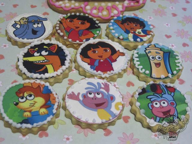 CAJA DE GALLETA DE DORA LA EXPLORADORA