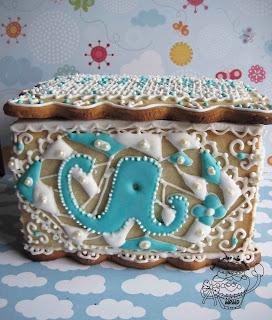 CAJA DE GALLETA DE ENCAJE