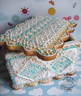 CAJA DE GALLETA DE ENCAJE