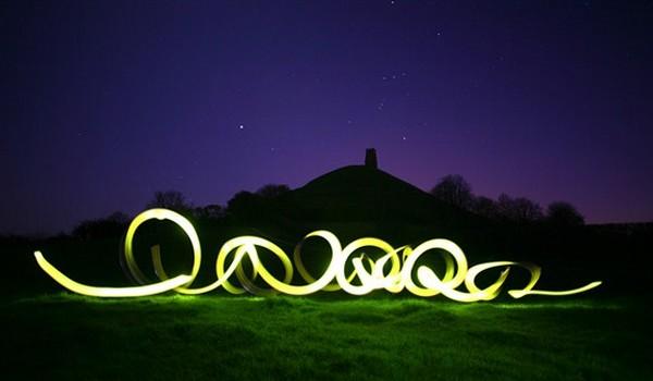 Grafitis de luz: bombing