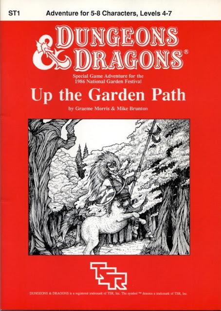 A lo largo de la senda del jardín(Modulo exclusivo de D&D; 1986)