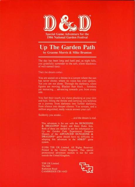 A lo largo de la senda del jardín(Modulo exclusivo de D&D; 1986)