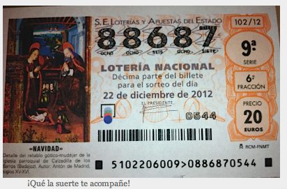 ¡La Lotería de Navidad nos la llevaremos nosotros!