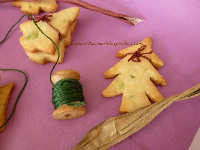 Galletas Árboles de Navidad. DÍA 22 Calendario de Adviento'12