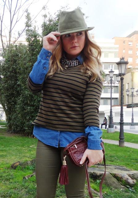 HAT AND VINTAGE COAT