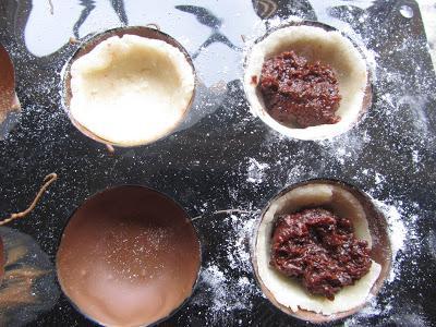 Bombones rellenos belgas (ó turrón)