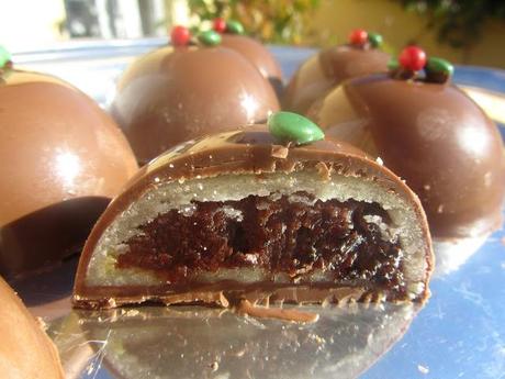 Bombones rellenos belgas (ó turrón)