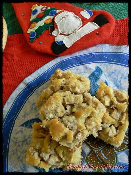 Receta de Navidad. Cuadrados de sidra Receta de Navidad. Cuadrados de sidra