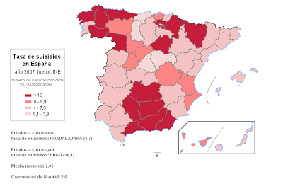 El drama de los desahucios y suicidios, en España.