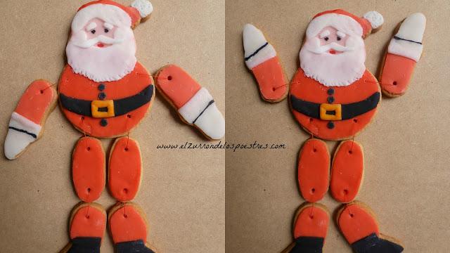 Papá Noel Articulado. DÍA 24 Calendario de Adviento'12