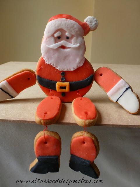 Papá Noel Articulado. DÍA 24 Calendario de Adviento'12