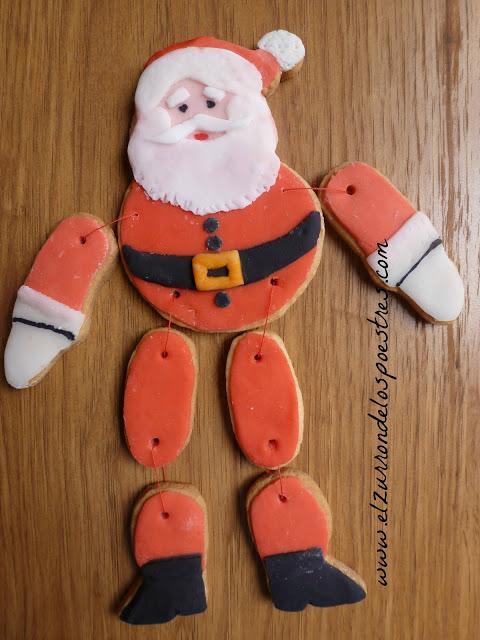 Papá Noel Articulado. DÍA 24 Calendario de Adviento'12