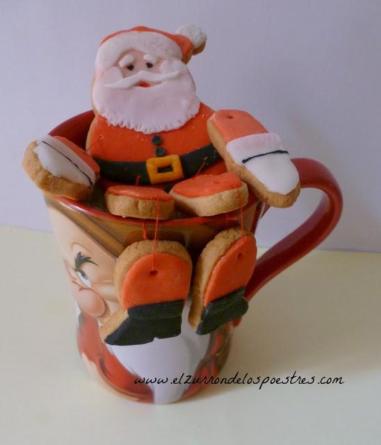 Papá Noel Articulado. DÍA 24 Calendario de Adviento'12