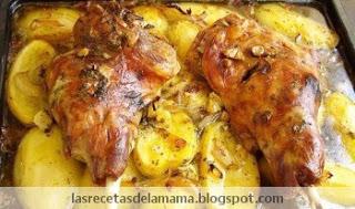 Receta de Pierna de cordero al horno