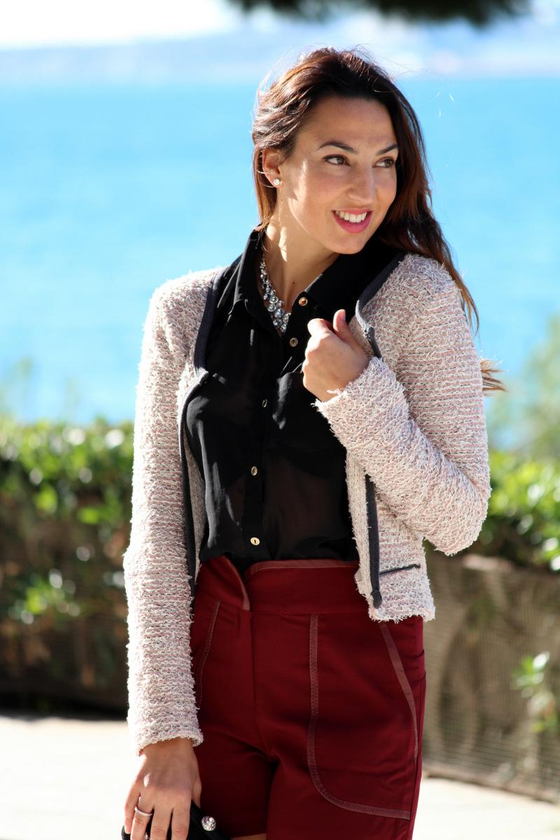 Look navideño con vistas al mar