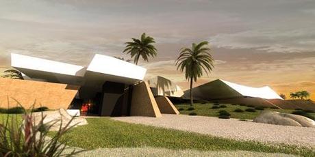 A-cero presenta una propuesta para una villa ubicada en Abu Dhabi