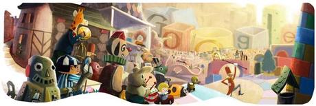 doodle feliz navidad de Google