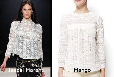 aw12 clones blusa isabel marant mango ¡Merry clones!