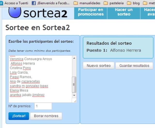 FELIZ NAVIDAD Y RESULTADO DEL SORTEO DE GALLETAS