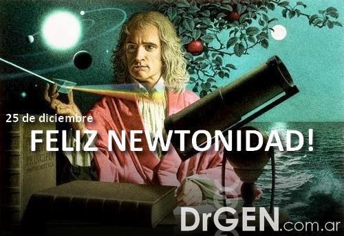 newtonidad Hoy celebramos el nacimiento de un gran hombre!