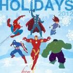 Marvel felicita la Navidad 2012