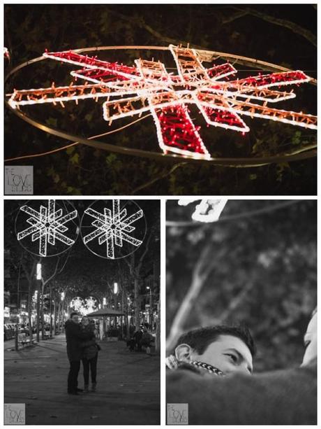 Marina & Jordi. Christmas engagement session by The Love Studio