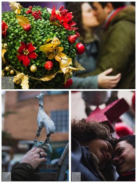 Marina & Jordi. Christmas engagement session by The Love Studio