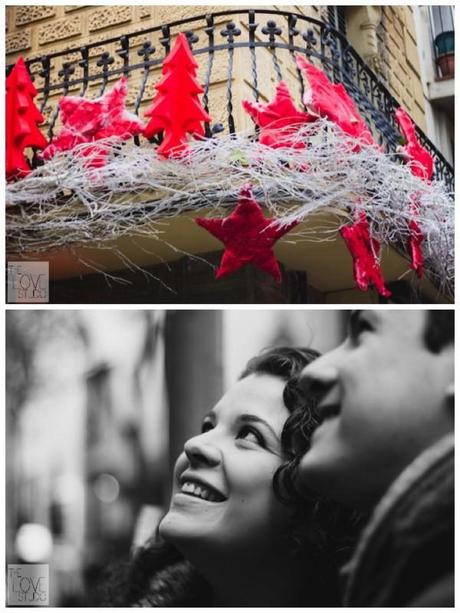 Marina & Jordi. Christmas engagement session by The Love Studio