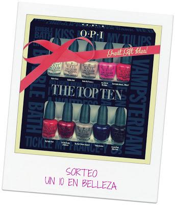 Sorteo Especial de Reyes OPI Top Ten