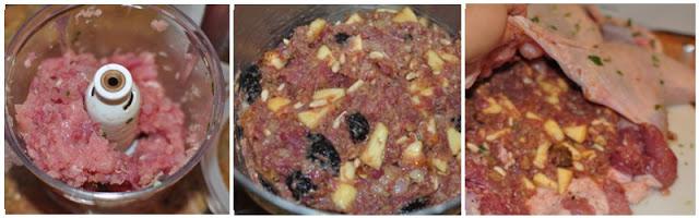 Pavo deshuesado relleno