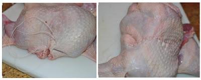 Pavo deshuesado relleno