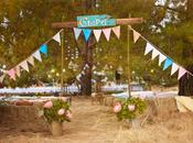 Decoracion boda campestre aire vintage