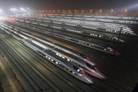 Trenes de alta velocidad en China. | Efe - ElMundo.es