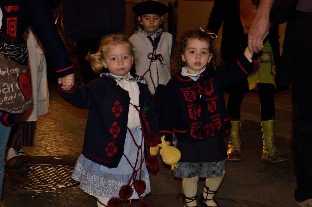 Desfile del Olentzero en Sestao, Vizcaya