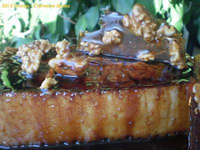 PUDIN DE NUECES PUDIN DE NUECES