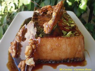 PUDIN DE NUECES PUDIN DE NUECES