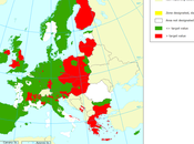 Benzo(a)pireno: Mapa valor objetivo anual para protección salud (Europa, 2010)