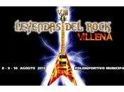 Leyendas rock: días distribución escenarios.