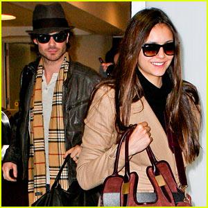 Ian Somerhalder & Nina Dobrev rumbo a China