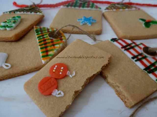 Galletas Etiquetas de Navidad