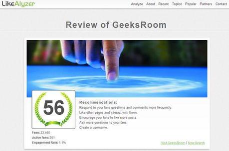 Analiza tus páginas de Facebook y recibe recomendaciones con LikeAlyzer likealyzer