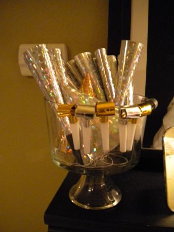 Decorando una fiesta de fin de año